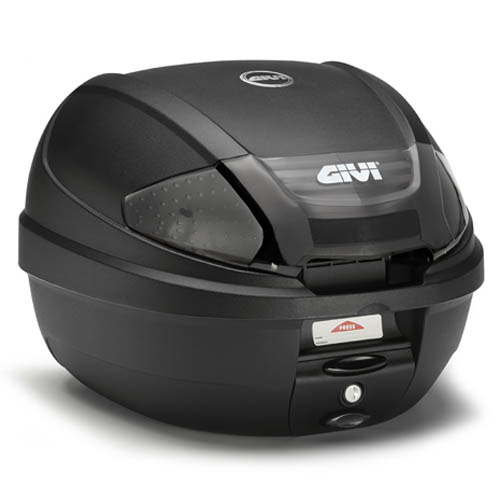 (GIVI) 기비 (모노락-Made in Italy) E300-NT2 (블랙테크)(버튼방식) (30리터) - 탑박스 (공구통,리어백)